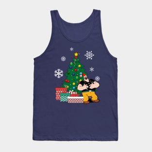 Bluto Around The Christmas Tree Popeye Tank Top